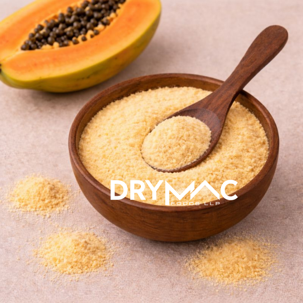 Spray Dried Papaya Powder - Fine Texture, Natural Yellow Color | Versatile Ingredient for Instant Beverages, Health Foods, Bakery, Baby Foods, Jellies
