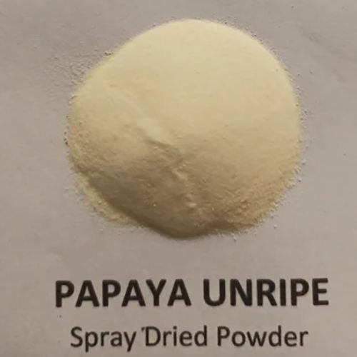 Unripe Green Papaya Powder - Color: White