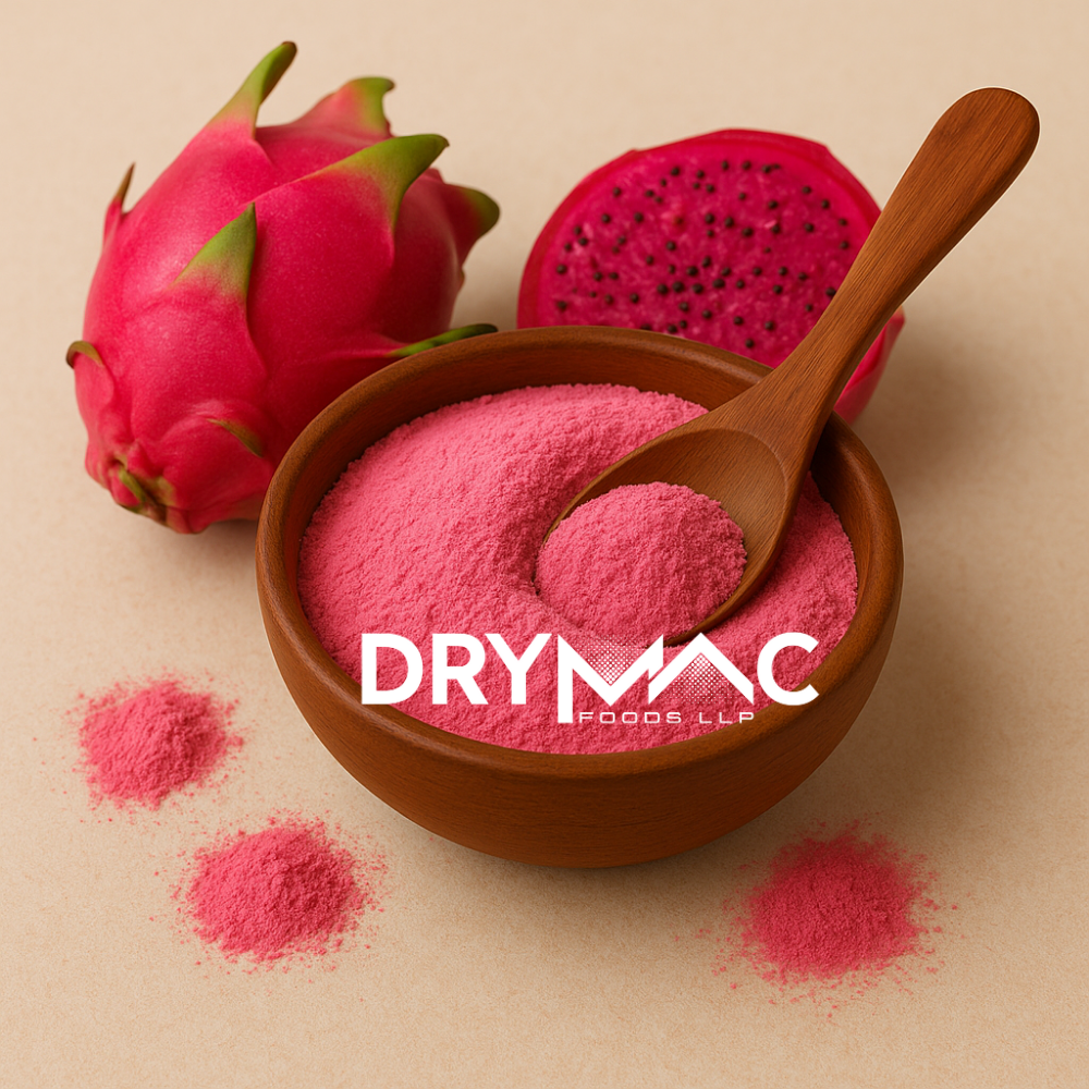 Dragon Fruit Spray Dried Powder - Fine, Water-Soluble, Bright Pink | 12 Months Shelf Life, Ideal for Beverages, Health Foods, Bakery Products, Baby Foods, and Jellies