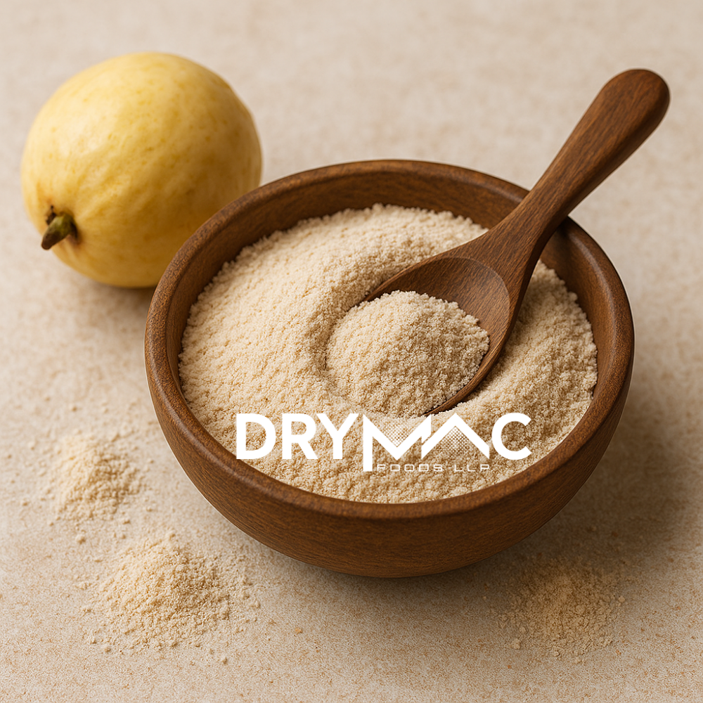 White Guava Powder - Fine Water-Soluble Fruit Powder, 12-Month Shelf Life, Versatile for Beverages, Health Foods, Baby Foods, Jellies