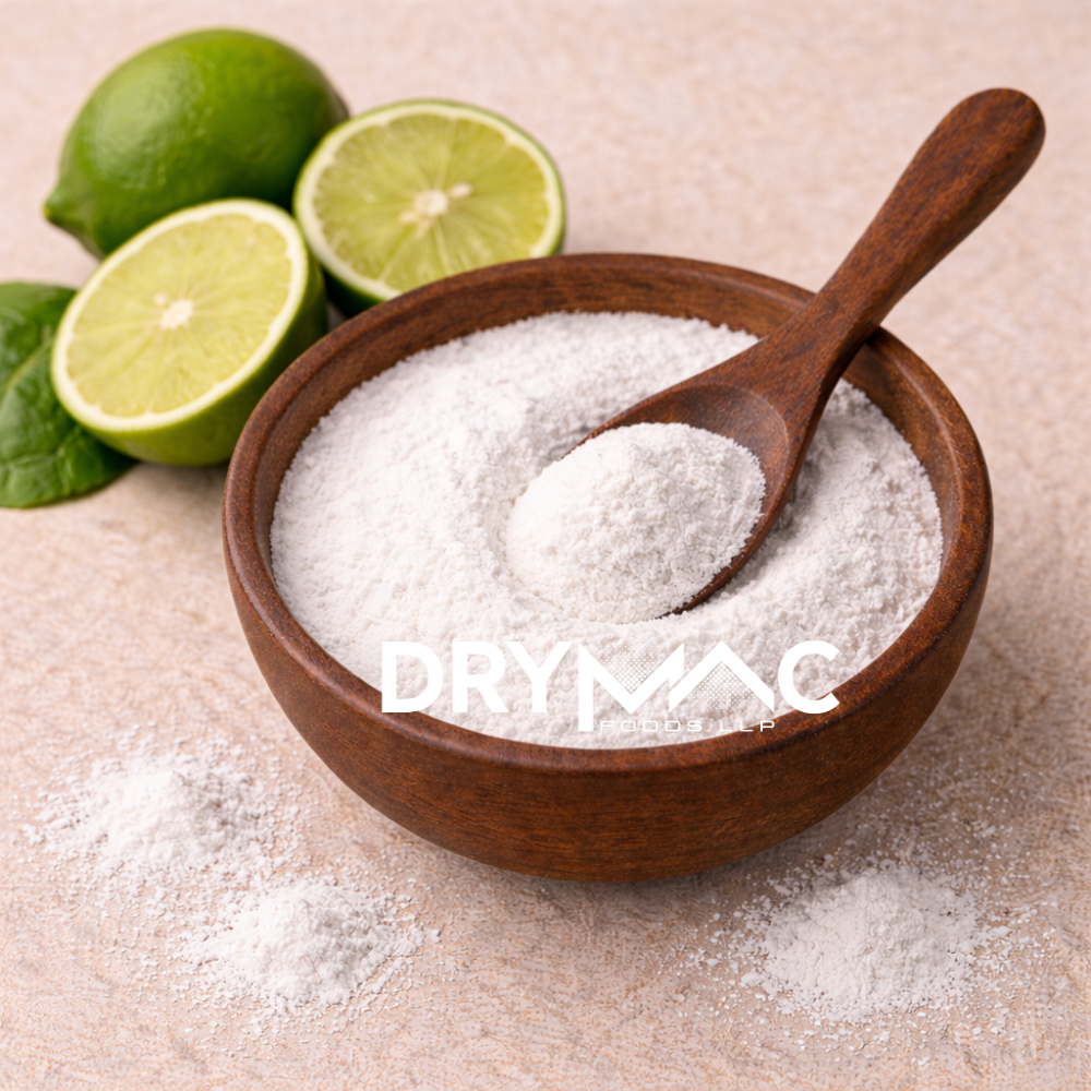 Spray Dried Lime Powder - Fine Citrus Flavor, 12-Month Shelf Life | Quick Dissolving for Beverages, Health Foods, Baking, and Jellies