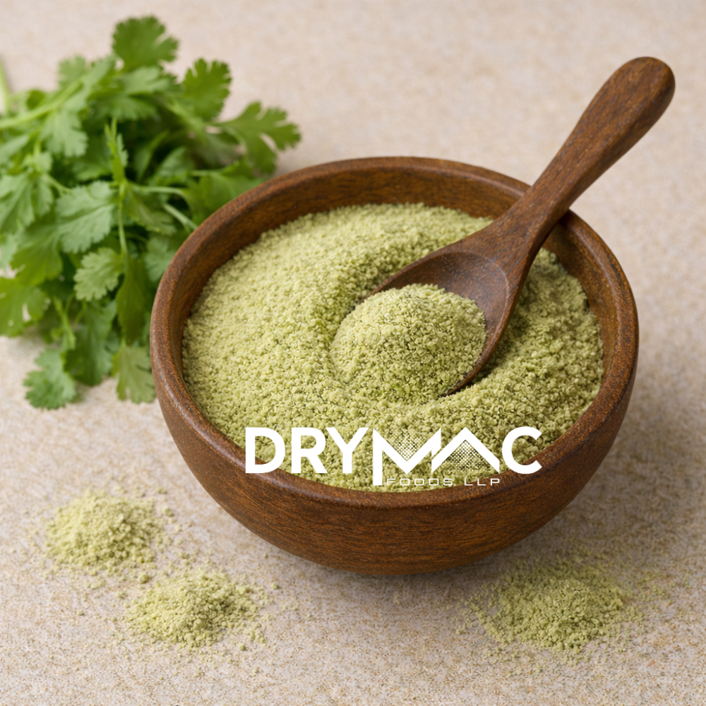 Spray Coriander Leaf Powder - Fine Green Powder, 12 Months Shelf Life | Retains Natural Aroma, Flavor, Free from Artificial Additives, Easy to Use in Culinary Applications