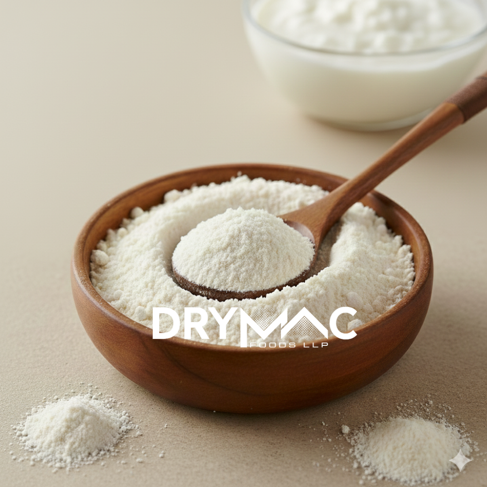 Spray Dried Curd Powder - Raw Milk, Half Sterilized, White Color | Long-Lasting for Recipes, Soups, and Milk Replacement