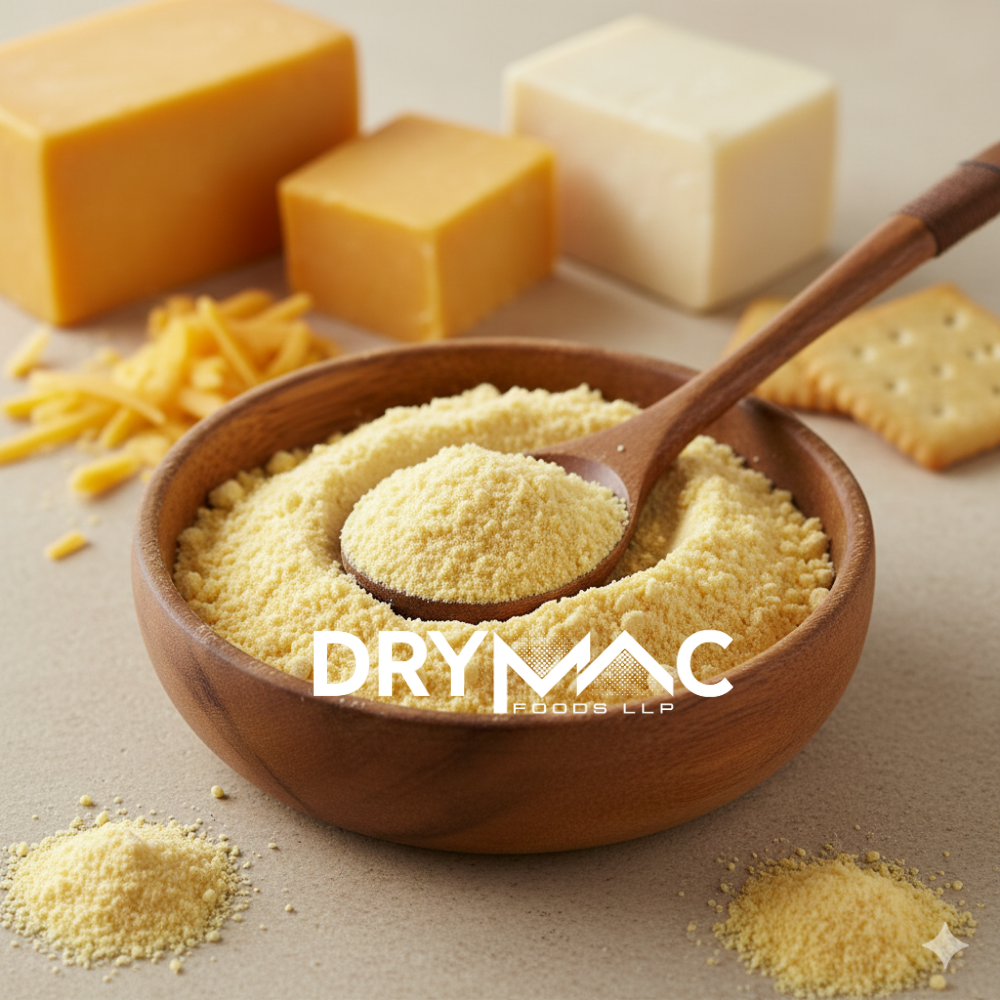Spray Dried Cheddar Cheese Powder - Half Sterilized, Vibrant Yellow Color | Flavored Milk Base, 18-Month Shelf Life, Adult-Specific