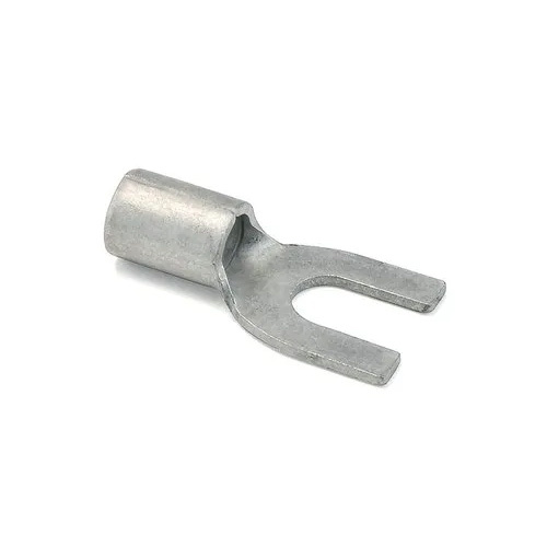 U Type Copper Lugs - 6 Sq Mm Diameter, Zinc Plated For Durability, Silver Color For Sleek Appearance | Ideal For Industrial Applications