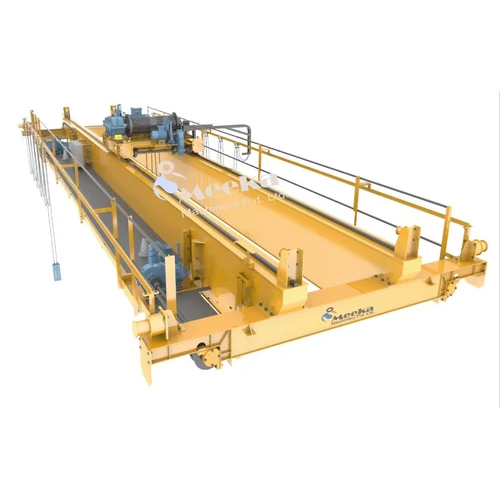 Heavy Girder Eot Crane - Color: Yellow Paint Coated