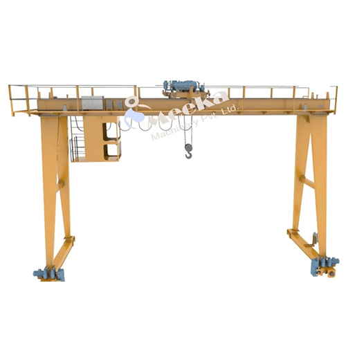 10 Ton Industrial Overhead Eot Cranes - Material: Ms