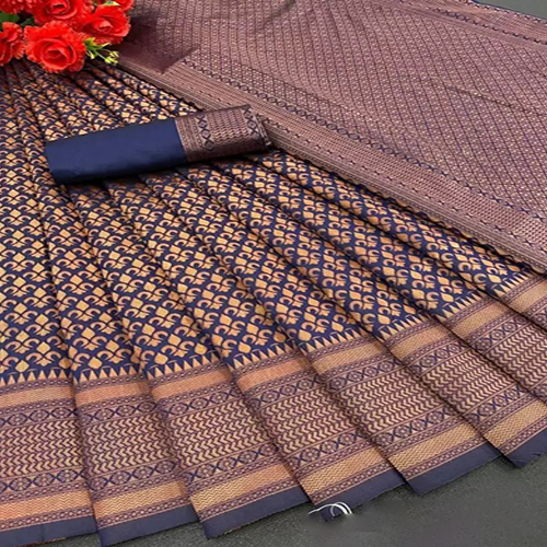 Banarasi Silk Saree - Color: Different Available