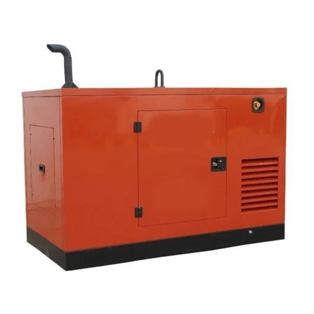Silent Diesel Generator - 415 Volt, 50 Hertz, Electric Start | Silent Three-Phase Power Solution in Vibrant Red for Residential & Commercial Use