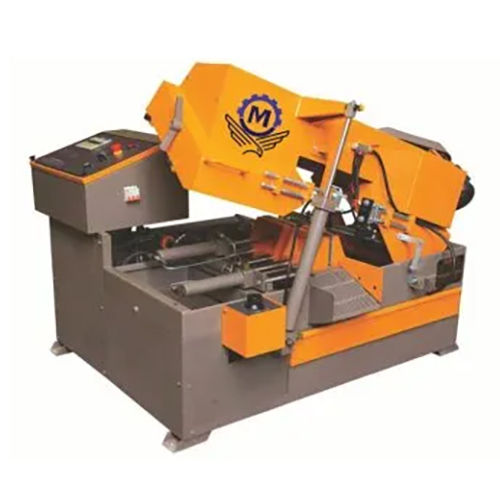 Horizontal Metal Cutting Bandsaw Machine - Color: Yellow