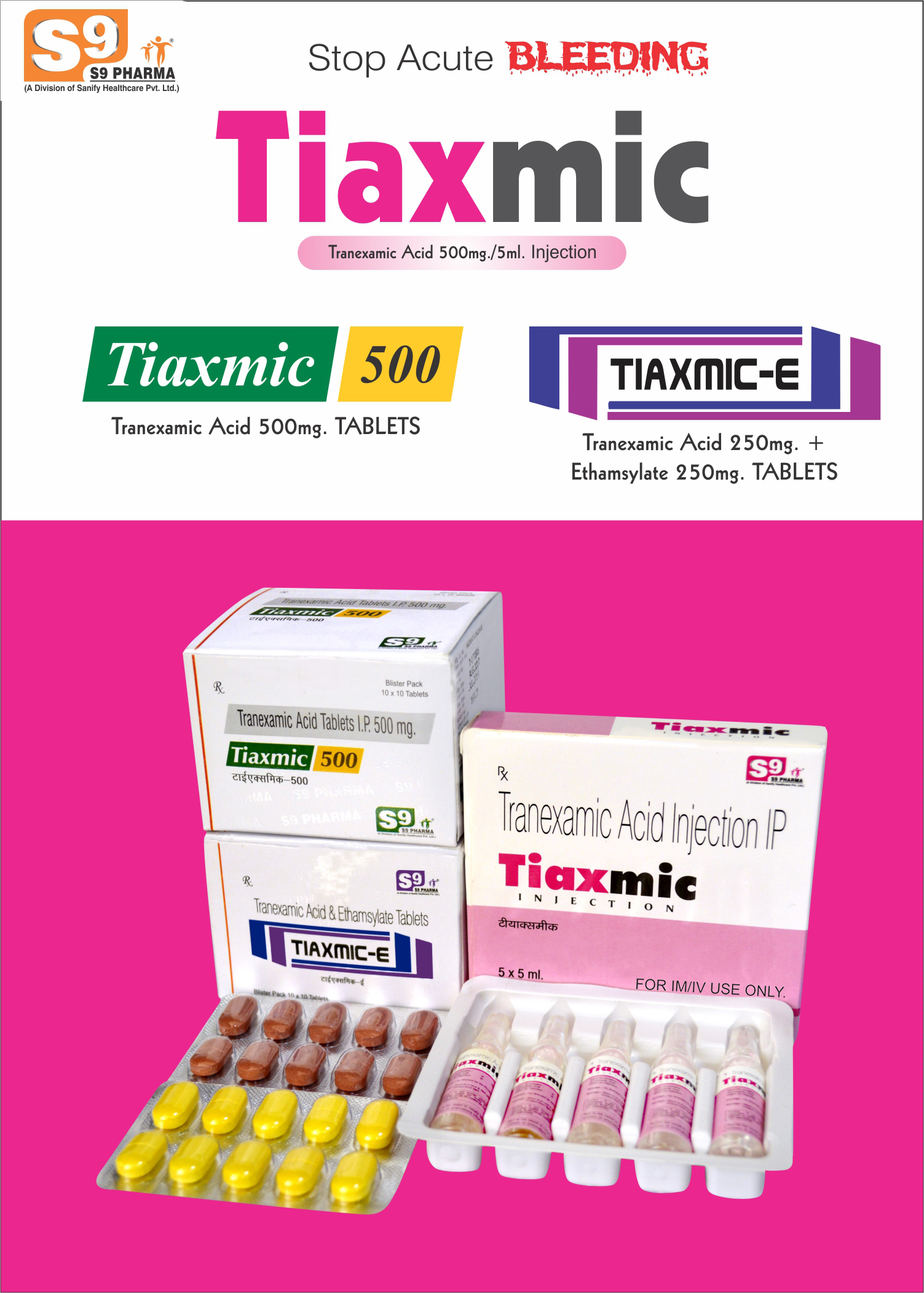 TIAXMIC 500 TAB