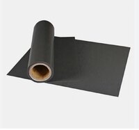 Flexible Magnetic Roll - 610mm X 1mm Thickness X 15 Mtr | Soft Black Flexible Magnet Sheet