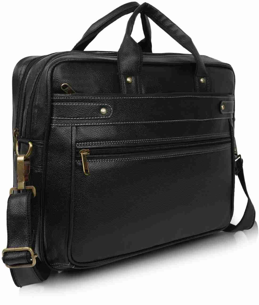 SENTINEL Men Office Leather Laptop Bag