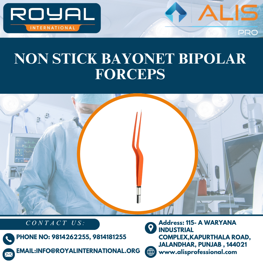 Non Stick Bayonet Bipolar Forceps