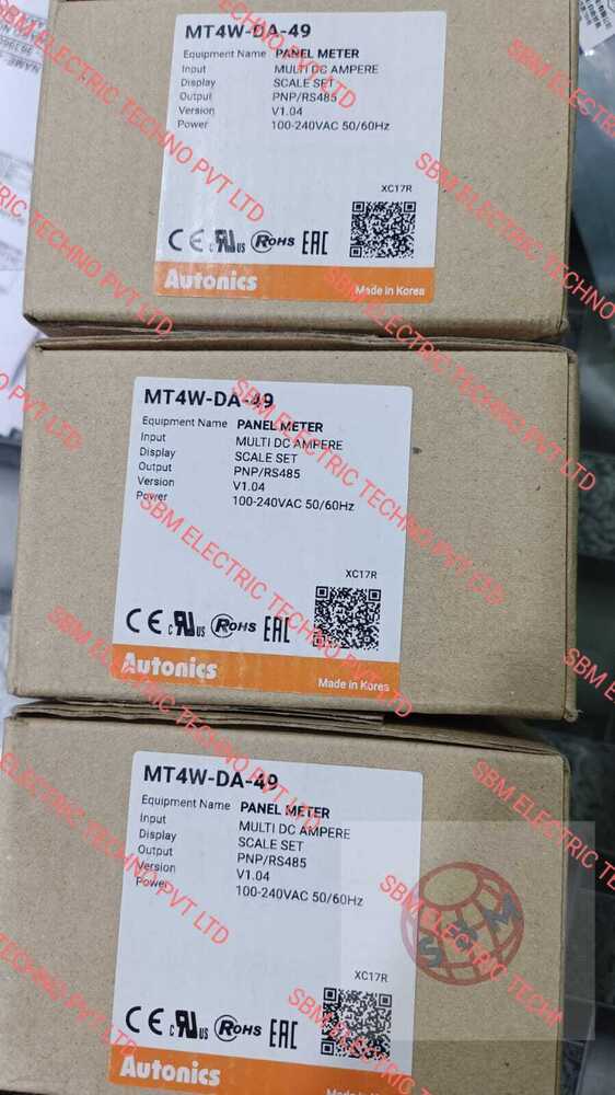 Autonics Digital Panel Meter,Mt4W-Da-49 - Accuracy: A 0.3%