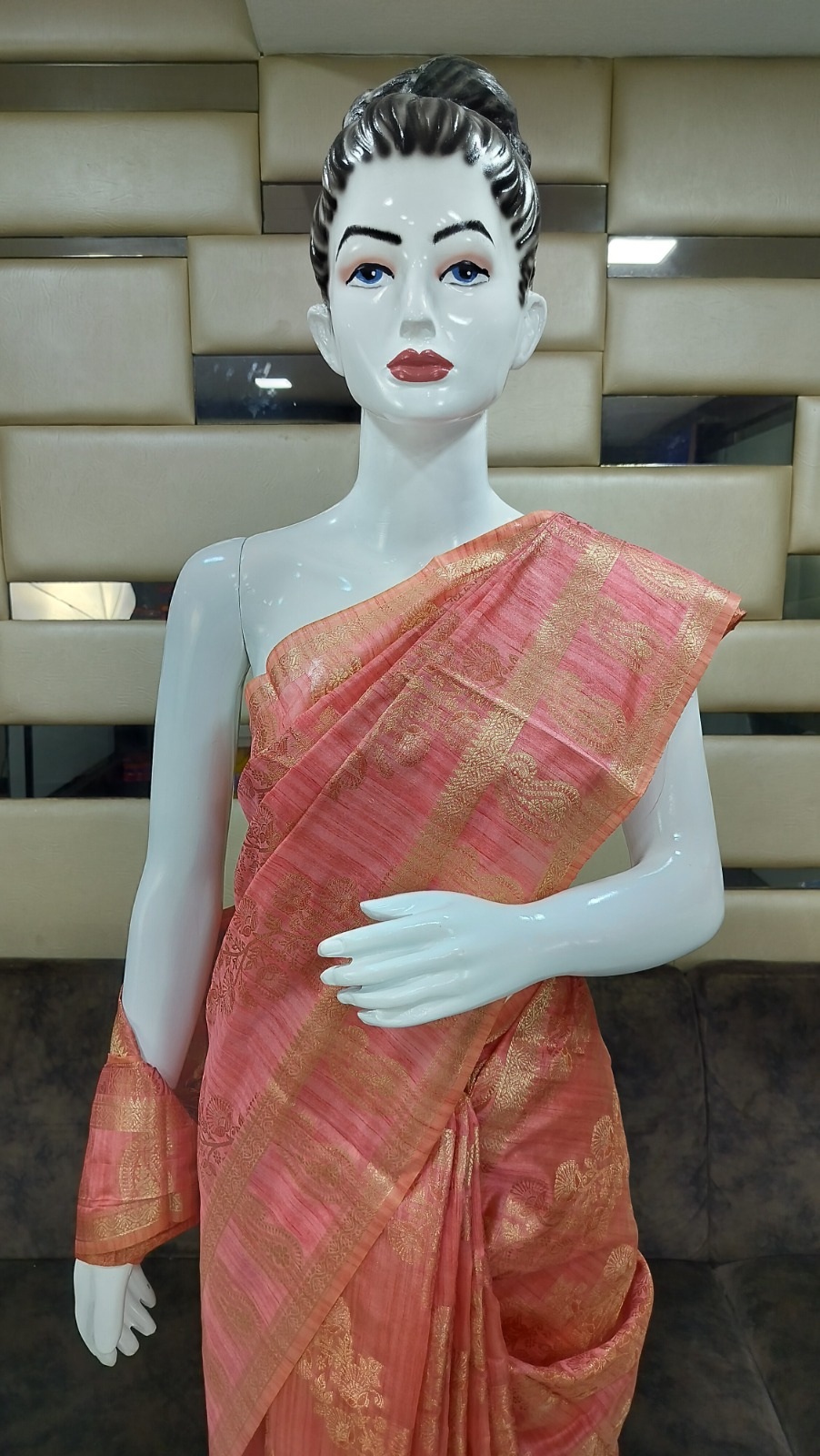 Gulaboo Silk Saree - Chanderi Cotton Full Length 6 Pestal Colours | Beldaar Design Sheer Transparency Zari Work Heavy Pallu Rich Blouse