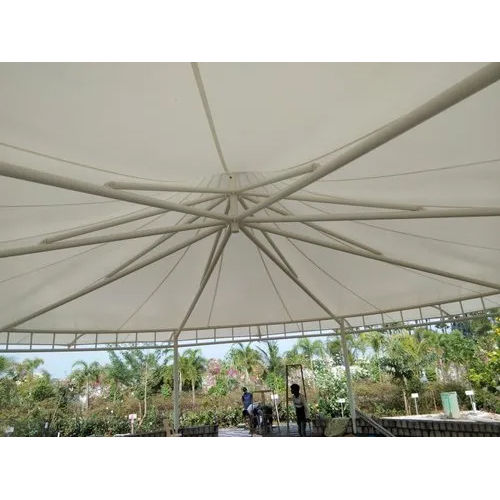 Outdoor Canopy Tensile Structure - Coating Type: Powder Coated