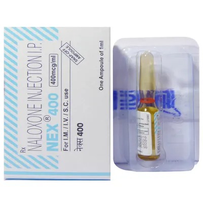 Naloxone Injection (nex 400mcg Injection) - 400mcg/1ml Vial | Opioid Toxicity Treatment, Breathing Restoration And Overdose Assessment
