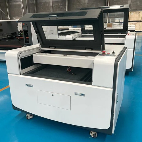 CO2 Laser Cutting Machine - Acrylic, 600x900 mm, White | CNC Automatic, Frequency Speed Control, High Performance