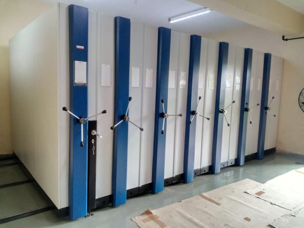 Compactor Movable Shelving System - Color: White