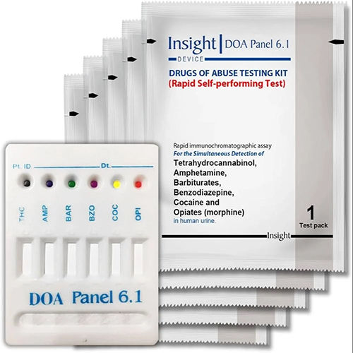 Urine Drug Abuse Test Kit - Color: White