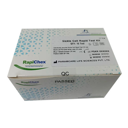 Sickle Cell Rapid Test Kit - Color: White