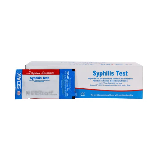 Syphilis Test Kit - High-Quality Plastic, 30-Piece Box Packaging | Manual Operation, 99% Accuracy, 30-Minute Results, Portable Design