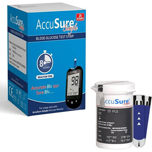 Accusure Sugar Test Strip