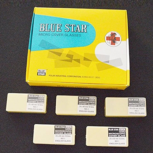 Blue Star Cover Slip - Color: Transparent