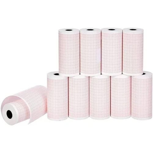 Ecg Recording Paper Rolls - Paper Dimensions: 50 Mm X 100 Mm X 20 Mtrs