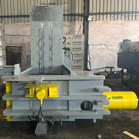 Metal Scrap Baling Press Machine - Color: Steel Grey And Yellow