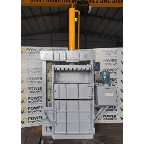 Industrial Drum Crusher Baling Machine - Color: Grey And Yellow