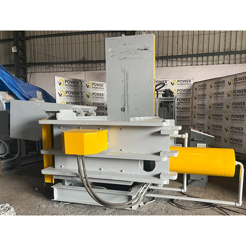 Ferrous Baling Press Machine - Color: Grey And Yellow