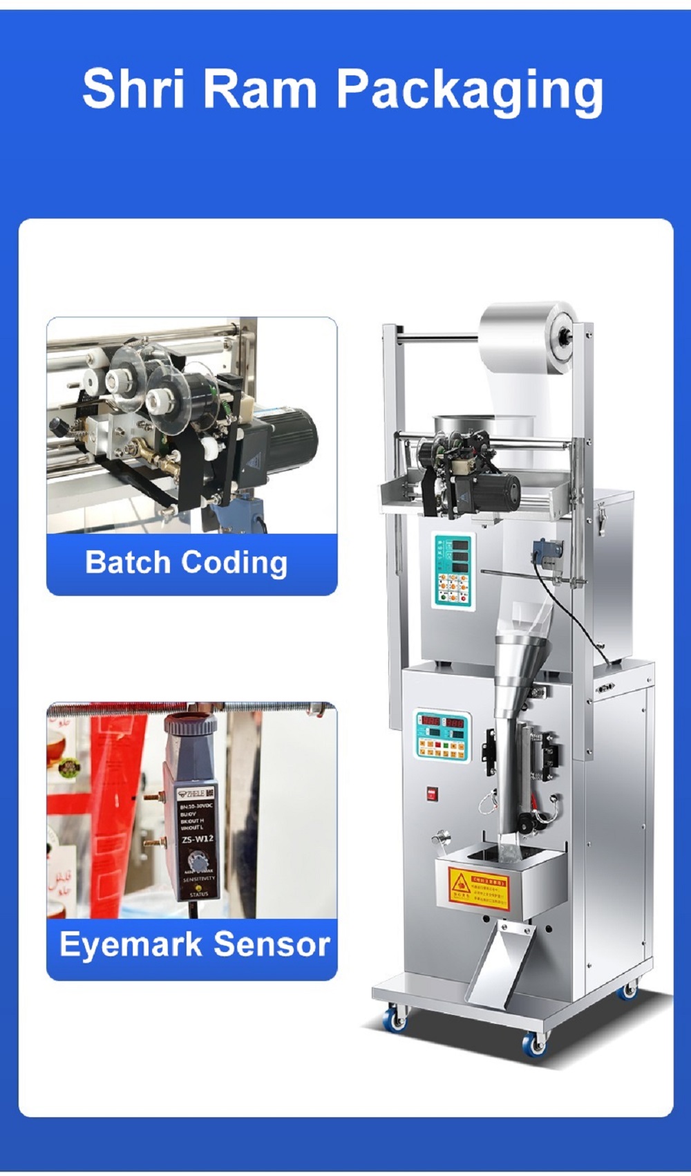 Automatic 3 Side Sealing Machine - Application: Industrial