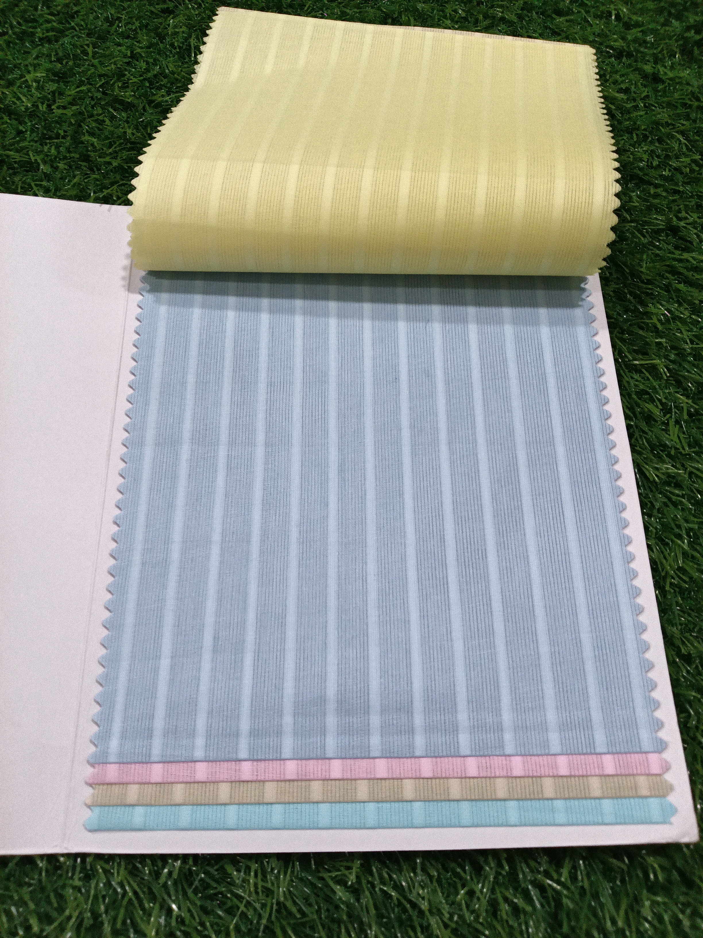 Paper Strips Cotton - 100% Cotton, Plaid Design | Lightweight Fabric For All Seasons