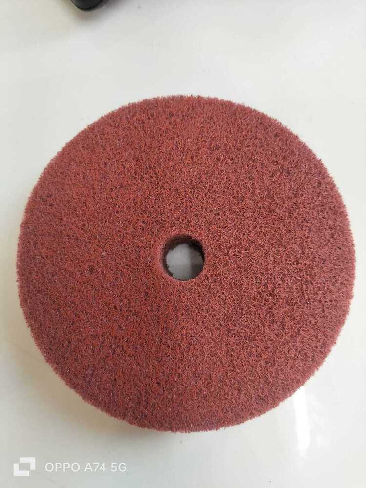 Armourx Polishing Wheel - Rubber, Standard Size, 2 Inch Height, Black Color | Resin Bonded, Silicon Grain, Hard Hardness, Flexible Non-woven Design