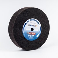 Non-woven polishing wheel for aluminum