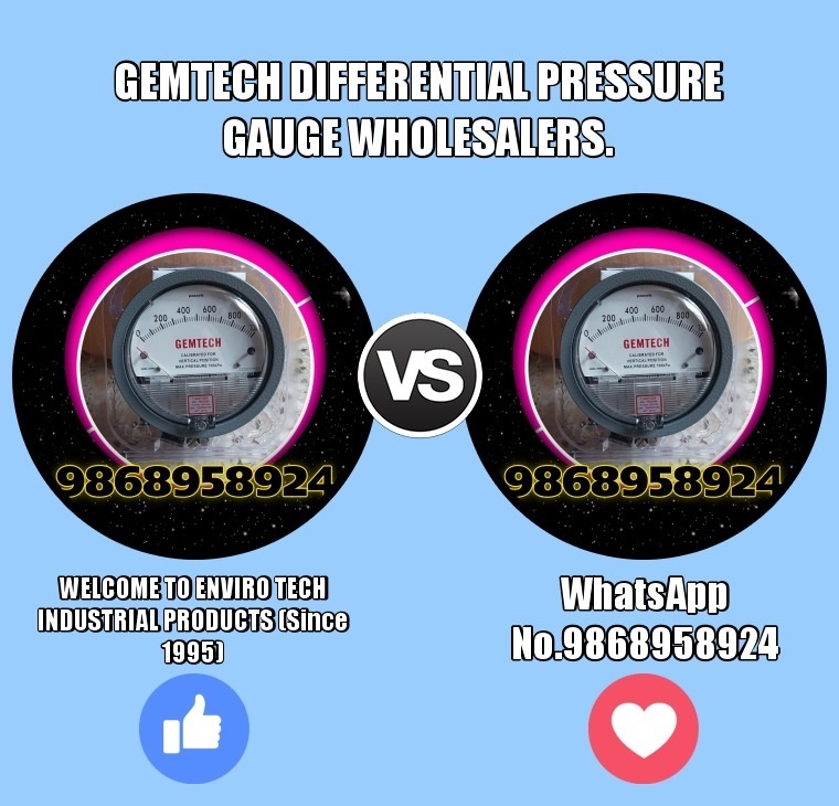 GEMTECH Differential Pressure Gauge From BSR Industrial Area Ghaziabad