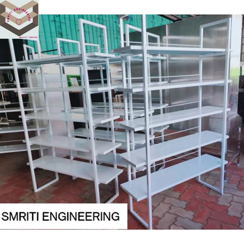 Steel Display Rack For Promotion - Color: White