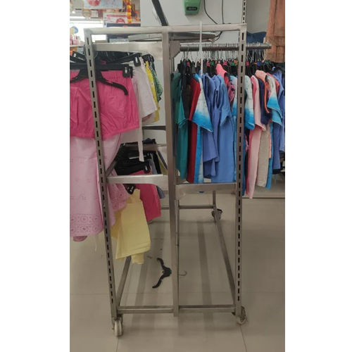 Ss Garment Gondola Stands - Capacity: 50 Kg