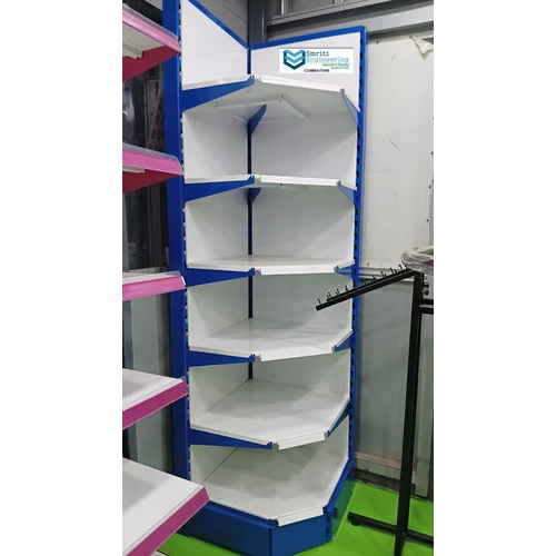 Corner Wall Display Rack For Supermarket - Capacity: 100 Kg