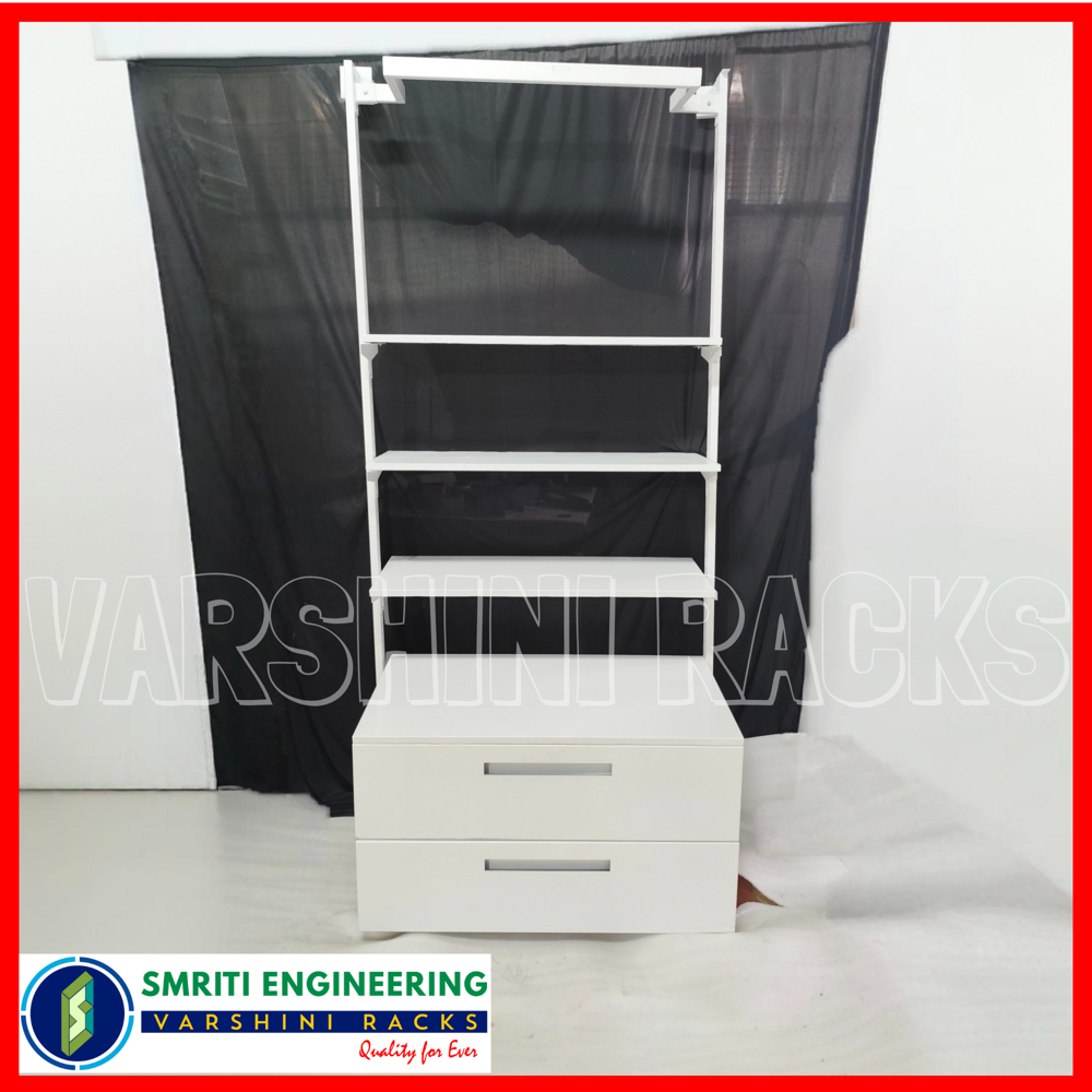 Wall Mounted Garment Rack With Drawers - Feature: Corrosion Resistant