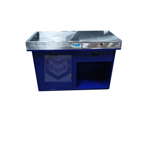 Powder Coated Supermarket Cash Counter - Feature: Corrosion Resistant