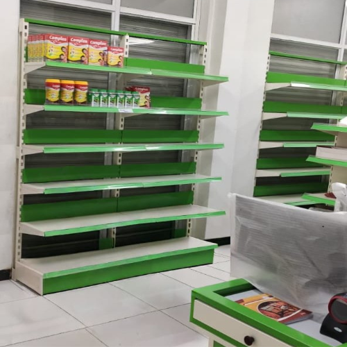 Supermarket Glass Side Display Racks
