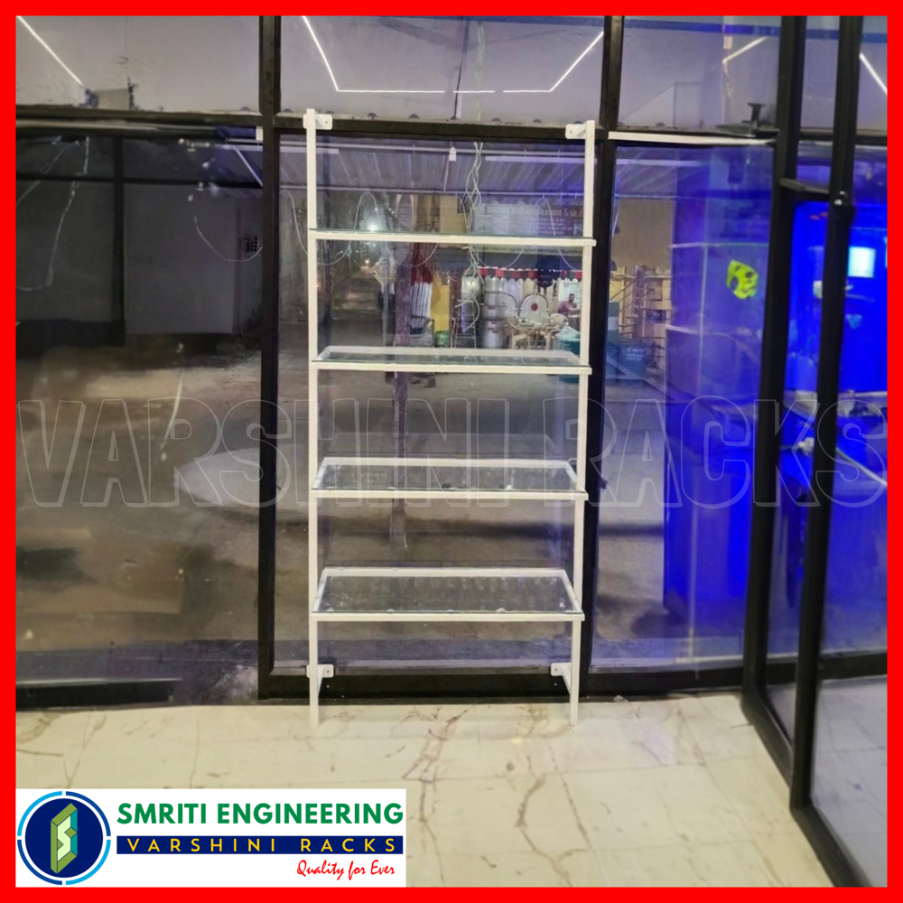 Glass Side Display Rack