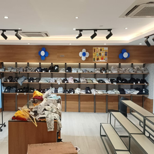 Post Piller Garments Display Racks