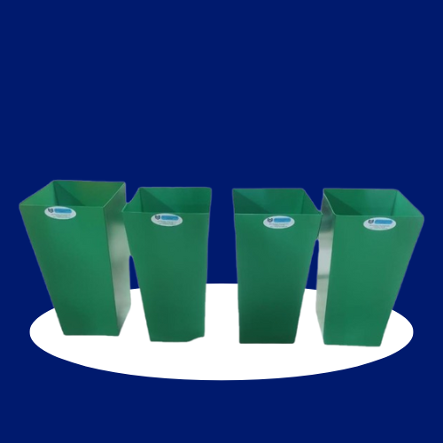 Mild Steel Rice Bin - Color: Green