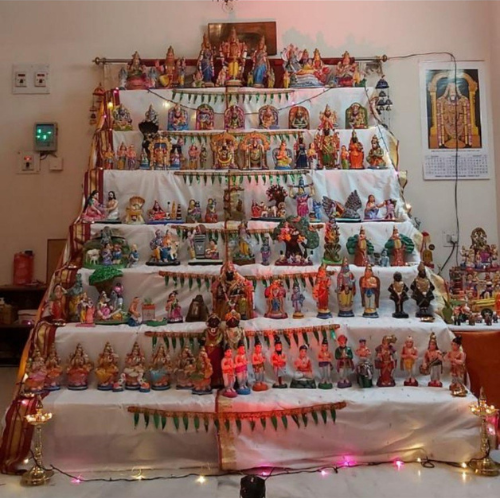 Foldable 7 step golu stand coimbatore