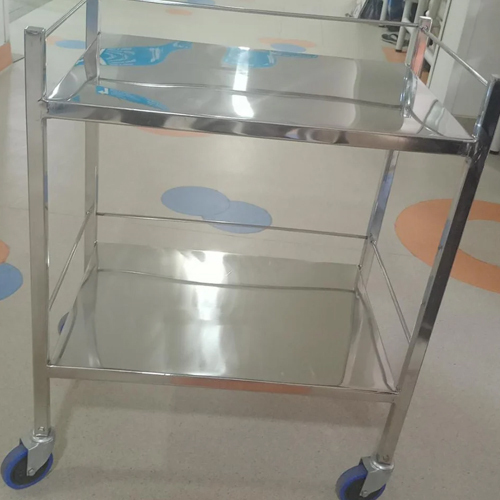 Ss Instrument Trolley - Color: Silver