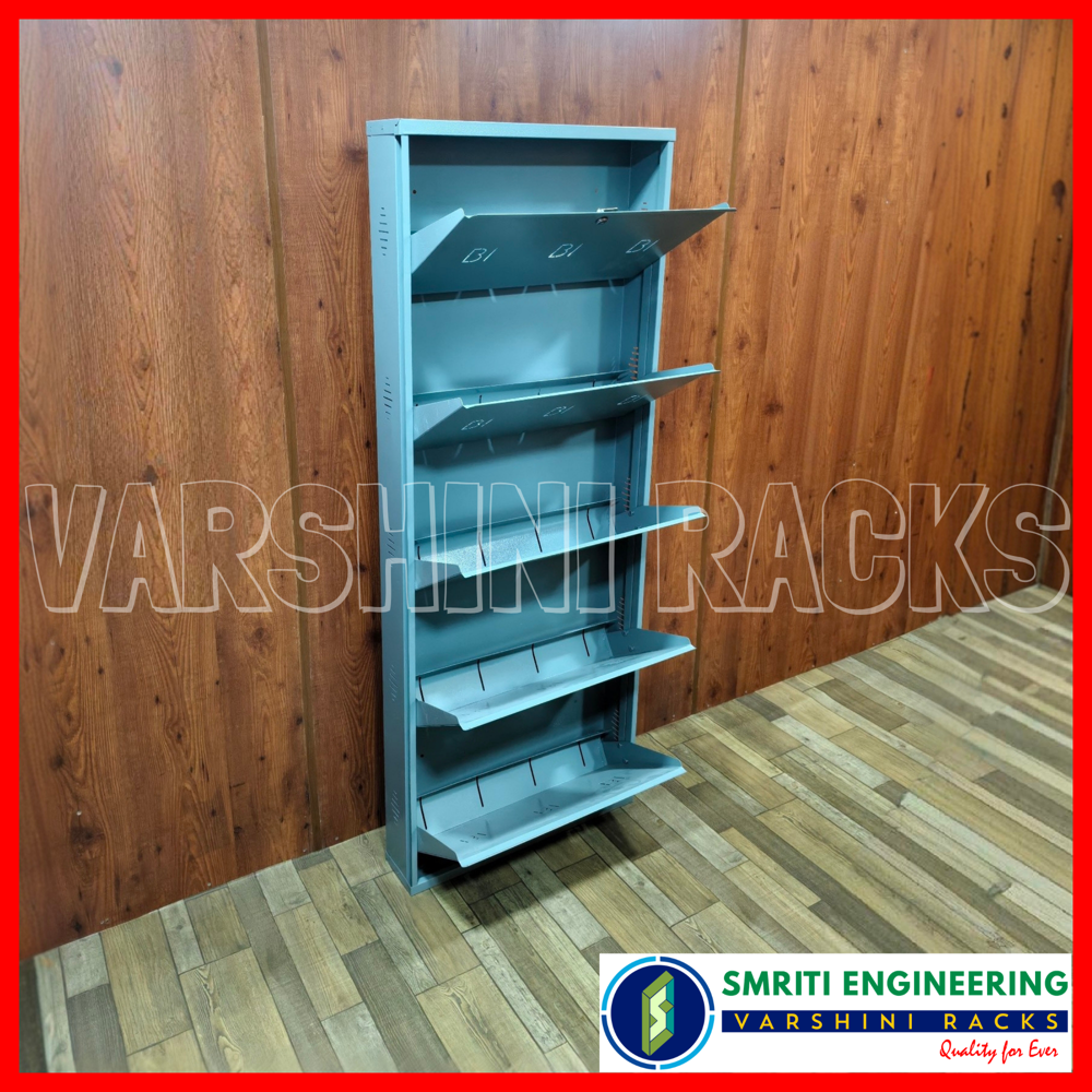 Wall Mounted Shoe Racks - 5 Shelves - Capacity: 150 Kg